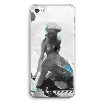 I will not feel a thing: iPhone 5 / 5S / SE Transparant Hoesje