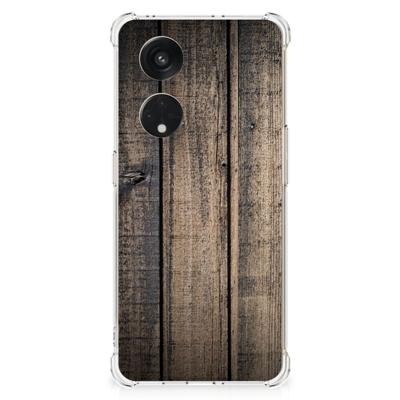 OPPO Reno8 T 5G Stevig Telefoonhoesje Steigerhout OPPO Reno8 T 5G Stevig Telefoonhoesje Steigerhout