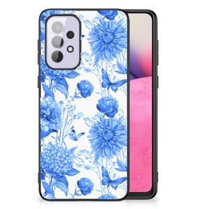 Bloemen Hoesje voor Samsung Galaxy A33 5G Flowers Blue