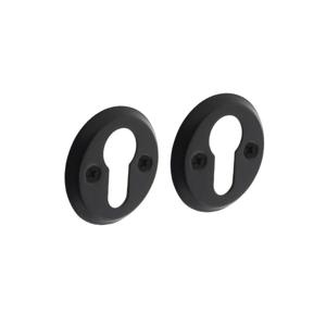 Intersteel Set van 2 cilinderrozettenTira rond zwart schroef - 0023.317387