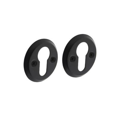 Intersteel Set van 2 cilinderrozettenTira rond zwart schroef - 0023.317387