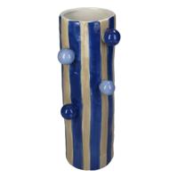 Vaas Kenji Blauw 25 cm hoog