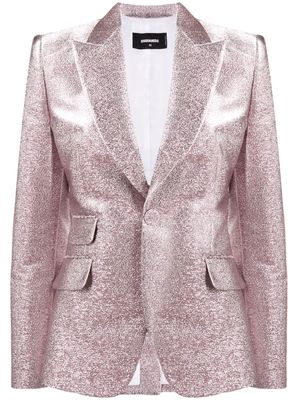 DSQUARED2 blazer ajusté pailleté - Rose