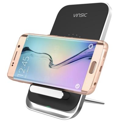 Vinsic Output 5V 1A Qi standaard draadloze lader snel oplader, voor iPhone 8 / 8 Plus / X & Galaxy S6 & S6 Edge & Nokia Lumiaand Other Qi-Enabled tele