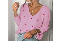 Dames trui met hartjes | Shop in de sale - thumbnail