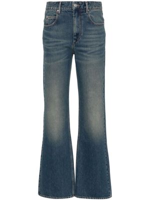 ISABEL MARANT jean évasé à taille haute - Bleu