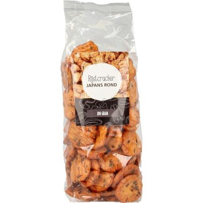 Mijnnatuurwinkel Rijstcracker round (200 gr)