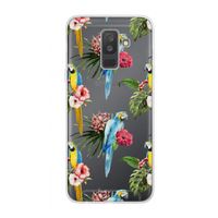 Kleurrijke papegaaien: Samsung Galaxy A6 Plus (2018) Transparant Hoesje Kleurrijke papegaaien: Samsung Galaxy A6 Plus (2018) Transparant Hoesje