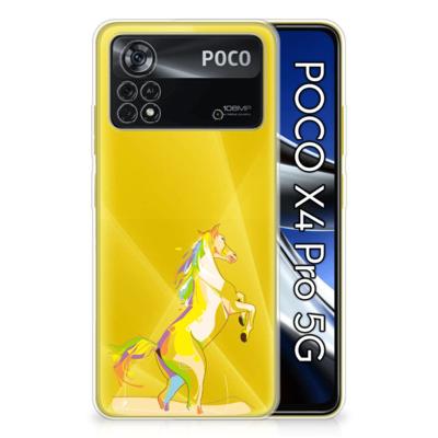 Xiaomi Poco X4 Pro 5G Telefoonhoesje met Naam Horse Color Xiaomi Poco X4 Pro 5G Telefoonhoesje met Naam Horse Color