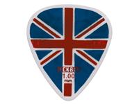 Pickboy GP785-100 1.00 mm. plectra met "union jack"-design