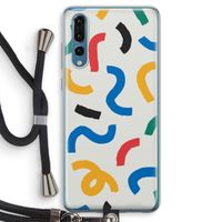 Illustratieve pop 2: Huawei P20 Pro Transparant Hoesje met koord