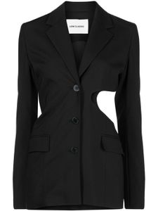 Low Classic blazer à détails de découpes - Noir