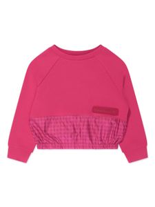 Emporio Armani Kids manteau à motif pied-de-poule - Rose