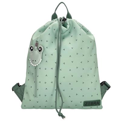 Zebra Trends Buddies Gymtas Rugzak Krokodil Groen