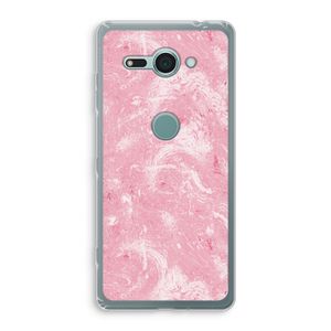 Abstract Painting Pink: Sony Xperia XZ2 Compact Transparant Hoesje