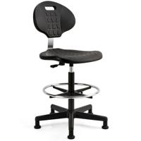 Werkstoel euroseats tarente large zwart