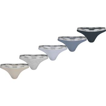 Calvin Klein 5 stuks Modern Logo Thong Cotton Stretch