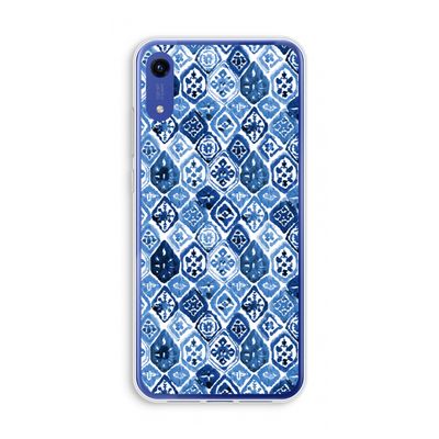 Blauw motief: Honor Play 8A Transparant Hoesje