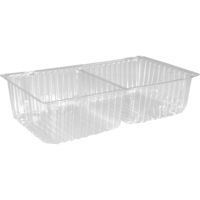 Koekzak-interieur | Gerecycled PET | 192x108x45mm | transparant | 1400 stuks