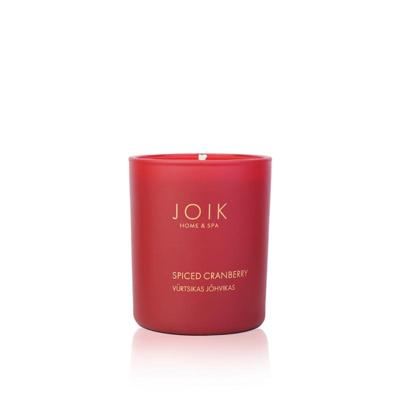 Joik Organics Soywax kaars spiced cranberry 145 Gram