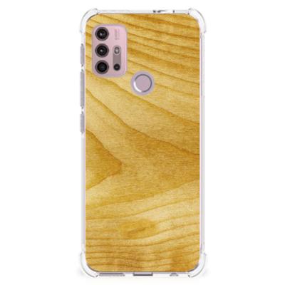 Motorola Moto G30 | G20 | G10 Stevig Telefoonhoesje Licht Hout Motorola Moto G30 | G20 | G10 Stevig Telefoonhoesje Licht Hout