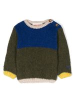 Bobo Choses pull colour block - Bleu