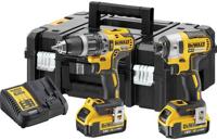 DeWalt dck266m2t accu set | dcd796 + dcf887 in t-stak koffer | 18v 4.0ah li-ion - dck266m2t