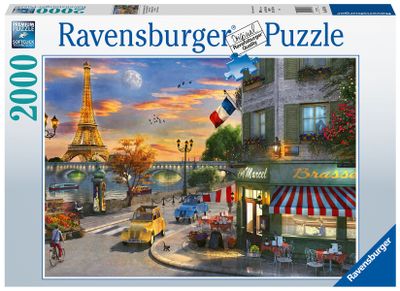 Ravensburger puzzel Romantische avond Parijs 2000 stukjes