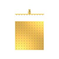 Hoofddouche Tres Selection | 30x30 cm | Vierkant | 24k Goud glans