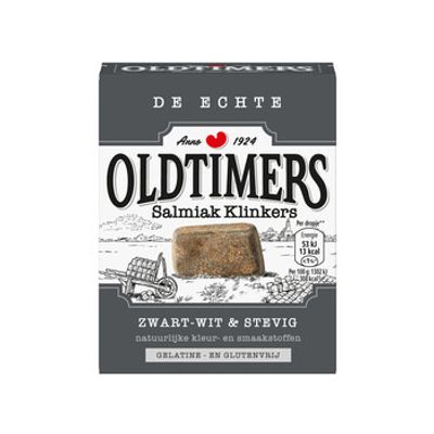 Oldtimers Oldtimers - Salmiak Klinkers 185 Gram 6 Stuks