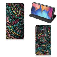 Samsung Galaxy A20e | Hoesje met Magneet | Aztec