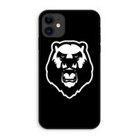 Angry Bear (black): iPhone 11 Tough Case
