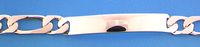 Armband Graveerplaat zilver 8 mm 21 cm