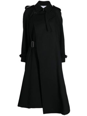 Comme Des Garçons Comme Des Garçons manteau en laine à revers crantés - Noir
