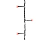 LED basic lights twinkle buit 600cm-80L zwart/rood - Lumineo LED basic lights twinkle buit 600cm-80L zwart/rood - Lumineo