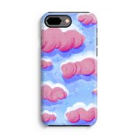 Roze wolken met vogels: iPhone 8 Plus Tough Case