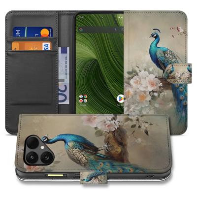 Vintage Pauwen Boekhoesje Fairphone 6 | Book Case