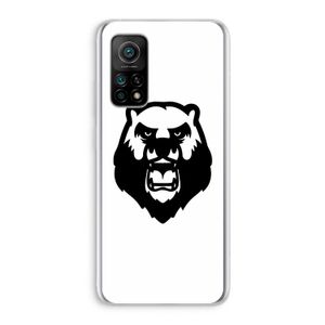 Angry Bear (white): Xiaomi Mi 10T 5G Transparant Hoesje