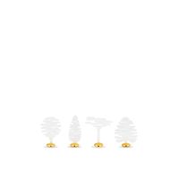 Alessi Barkplace Tree Set markers boom (4) wit