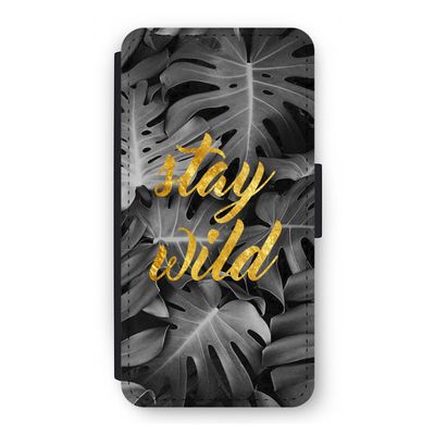 Stay wild: iPhone 12 Flip Hoesje