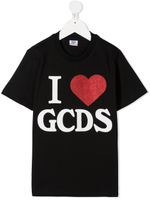 Gcds Kids t-shirt à imprimé graphique - Noir