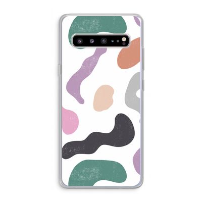 Memphis Shapes: Samsung Galaxy S10 5G Transparant Hoesje