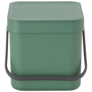 Brabantia Sort & Go afvalemmer 6 liter - Fir Green