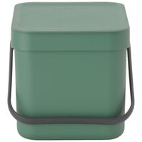 Brabantia Sort & Go afvalemmer 6 liter - Fir Green - thumbnail