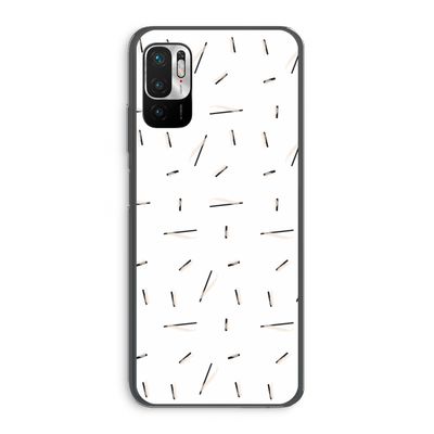 Hipster stripes: Xiaomi Redmi Note 10 5G Transparant Hoesje