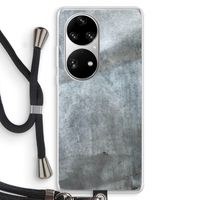 Grey Stone: Huawei P50 Pro Transparant Hoesje met koord