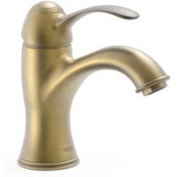 Wastafelkraan Tres Clasic | Opbouw | Mengkraan | Standaard model | 1-hendel | Vintage | Messing mat