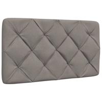 Hoofdbordkussen 90 cm stof taupe