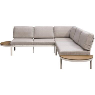 Loungebank Soulac - zand - 81x243x71,5 cm - Leen Bakker