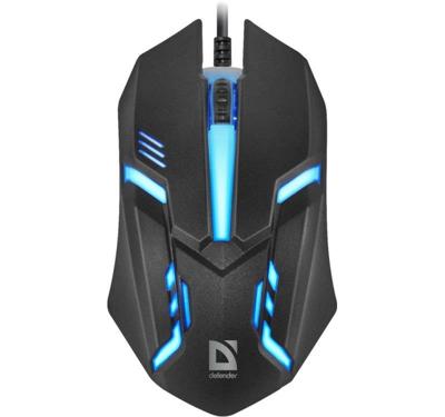 DEFENDER CYBER MB-560L ZWART 7 KLEUREN 1200dpi 3P
